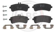 P50125 Sada brzdových destiček, kotoučová brzda BREMBO A.B.S.