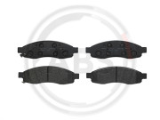 P58001 Sada brzdových destiček, kotoučová brzda BREMBO A.B.S.