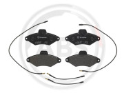 P61052 Sada brzdových destiček, kotoučová brzda BREMBO A.B.S.