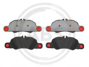 P65019 Sada brzdových destiček, kotoučová brzda BREMBO A.B.S.