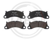 P65025 Sada brzdových destiček, kotoučová brzda BREMBO A.B.S.