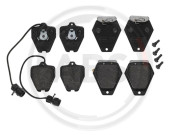 P85038 Sada brzdových destiček, kotoučová brzda BREMBO A.B.S.