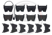 P85152 Sada brzdových destiček, kotoučová brzda BREMBO A.B.S.