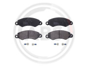 PB1002 Sada brzdových destiček, kotoučová brzda BREMBO A.B.S.