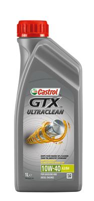 15A4CF CASTROL Motorový olej GTX Ultraclean 10W-40 A3/B4 - 1 litr | 15A4CF CASTROL