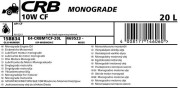 15BB34 20L 10W CF CRB Monograde Motorový olej CASTROL