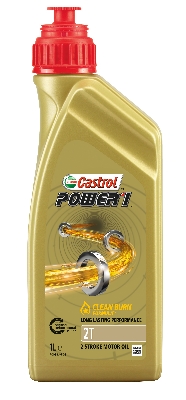 15B64B CASTROL 154F7C Castrol 2T Power1 poskytuje dlouhotrvající výkon. Udržuje CASTROL