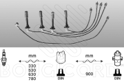 3395 Sada kabelů pro zapalování EFI - BOUGICORD EFI AUTOMOTIVE