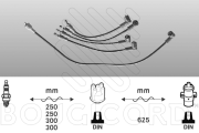 3463 Sada kabelů pro zapalování EFI - BOUGICORD EFI AUTOMOTIVE