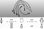 4126 Sada kabelů pro zapalování EFI - BOUGICORD EFI AUTOMOTIVE