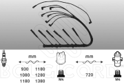 4170 Sada kabelů pro zapalování EFI - BOUGICORD EFI AUTOMOTIVE