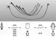4474 Sada kabelů pro zapalování EFI - BOUGICORD EFI AUTOMOTIVE