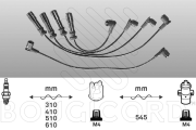 6431 Sada kabelů pro zapalování EFI - BOUGICORD EFI AUTOMOTIVE
