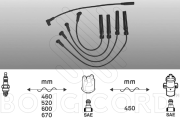 7165 EFI AUTOMOTIVE sada zapaľovacích káblov 7165 EFI AUTOMOTIVE