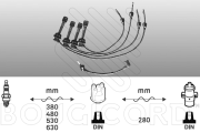 7184 EFI AUTOMOTIVE sada zapaľovacích káblov 7184 EFI AUTOMOTIVE