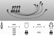 7196 EFI AUTOMOTIVE sada zapaľovacích káblov 7196 EFI AUTOMOTIVE