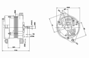 19025049 generátor REMY