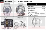 DRA0918 REMY alternátor DRA0918 REMY