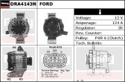 DRA4143N REMY alternátor DRA4143N REMY