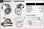 DRS0617 Startér Remy Remanufactured REMY