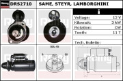 DRS2710 Startér Remy Remanufactured REMY