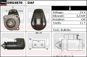 DRS4870 Startér Remy Remanufactured REMY