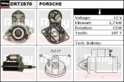 DRT2870 Startér Remy Remanufactured REMY