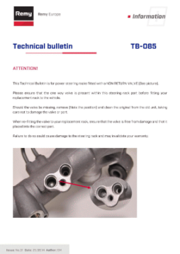 DSR782L Řídicí mechanismus Remy Remanufactured REMY