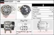 RAA12237 REMY alternátor RAA12237 REMY