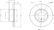 RAD1293C REMY brzdový kotúč RAD1293C REMY