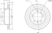 RAD1356C Brzdový kotouč REMY