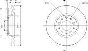 RAD1477C Brzdový kotouč REMY