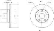 RAD1563C Brzdový kotouč REMY