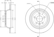 RAD1570C REMY brzdový kotúč RAD1570C REMY