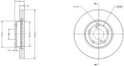 RAD1640C REMY brzdový kotúč RAD1640C REMY