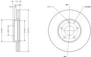 RAD1673C Brzdový kotouč REMY