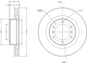 RAD2137C Brzdový kotouč REMY