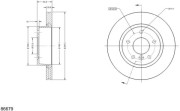 RAD2146C Brzdový kotouč REMY