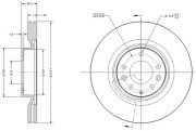 RAD2153C Brzdový kotouč REMY