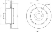 RAD2156C Brzdový kotouč REMY