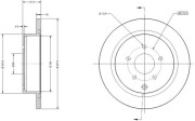 RAD2190C Brzdový kotouč REMY