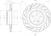 RAD2573C Brzdový kotouč Remy Gold REMY