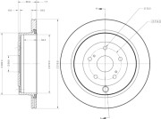 RAD2724C Brzdový kotouč Remy Gold REMY