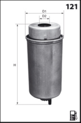 ELG5287 Palivový filtr MECAFILTER