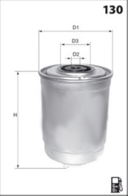 ELG5243 Palivový filtr MECAFILTER