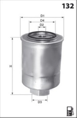 ELG5222 Palivový filtr MECAFILTER