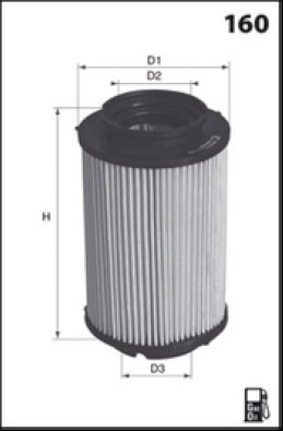 ELG5294 Palivový filtr MECAFILTER