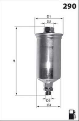 ELE3574 Palivový filtr MECAFILTER