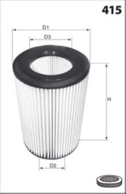 EL9306 Vzduchový filtr MECAFILTER