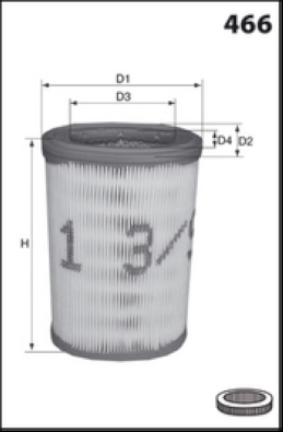 EL3416 Vzduchový filtr MECAFILTER